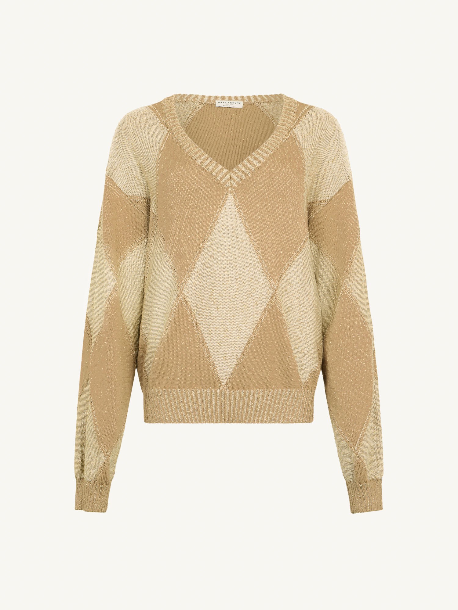 Ballantyne V-NECK DIAMOND JUMPER - COD. B1P864 5C003 94058