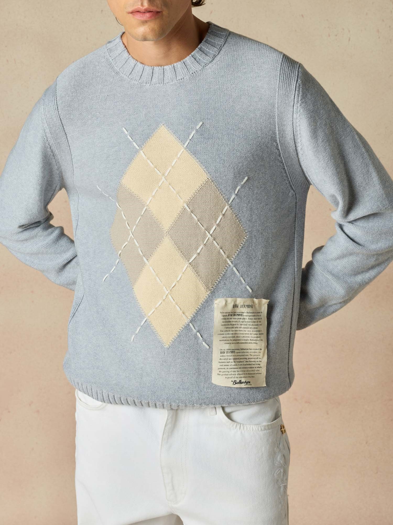Ballantyne RAW DIAMOND - ROUNDNECK JUMPER - COD. B4P312 7C015 95028