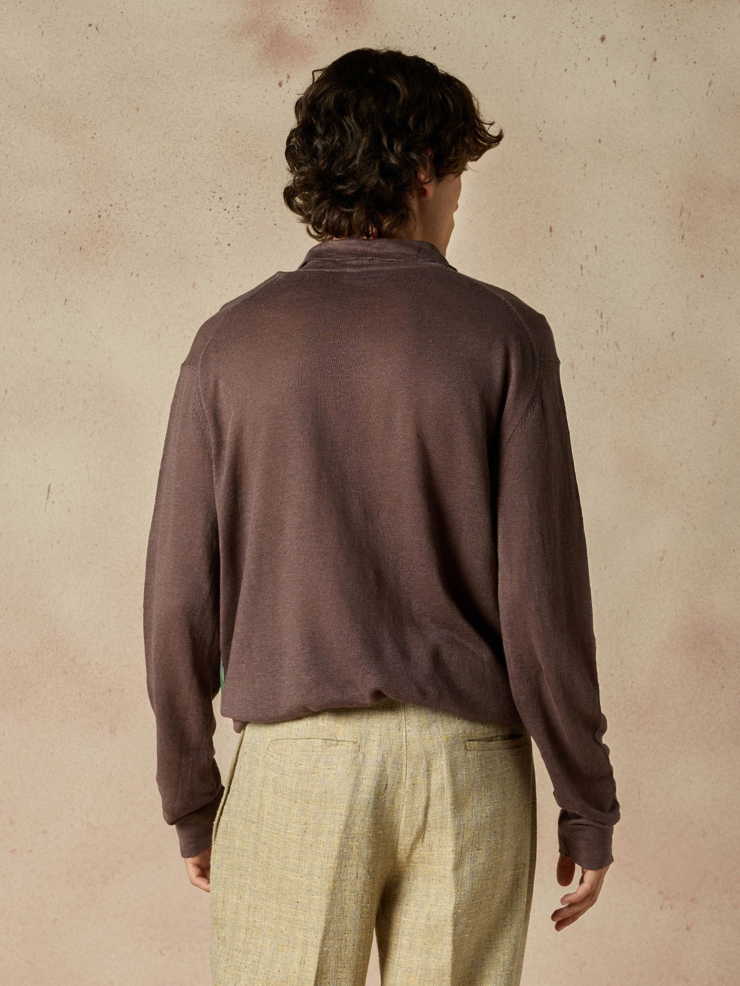 Ballantyne DIAMOND POLO SHIRT IN LINEN COTTON BLEND - COD. B2W082 14L20 94522