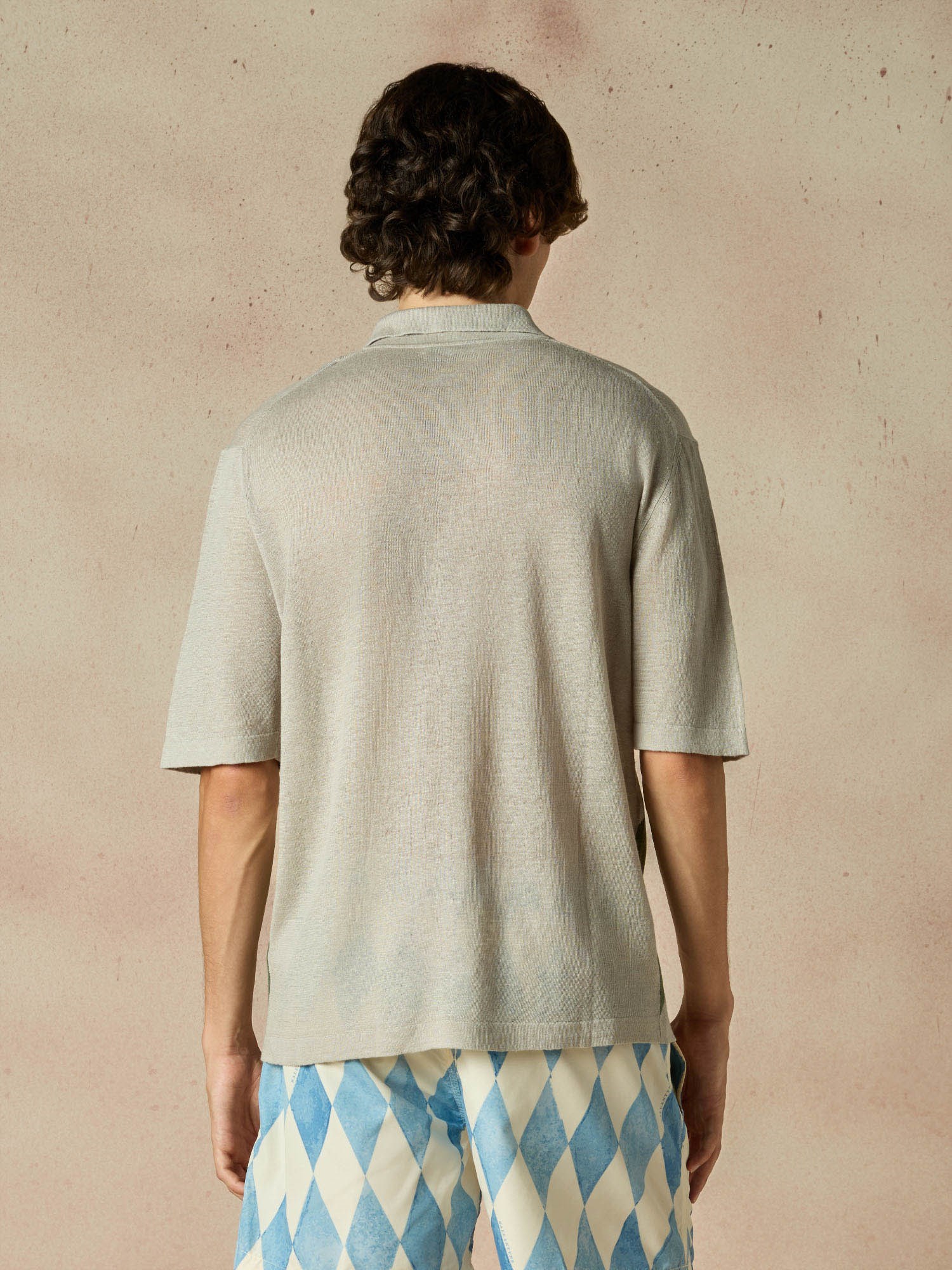 Ballantyne DIAMOND LINEN AND COTTON POLO - COD. B2W026 14L20 95019