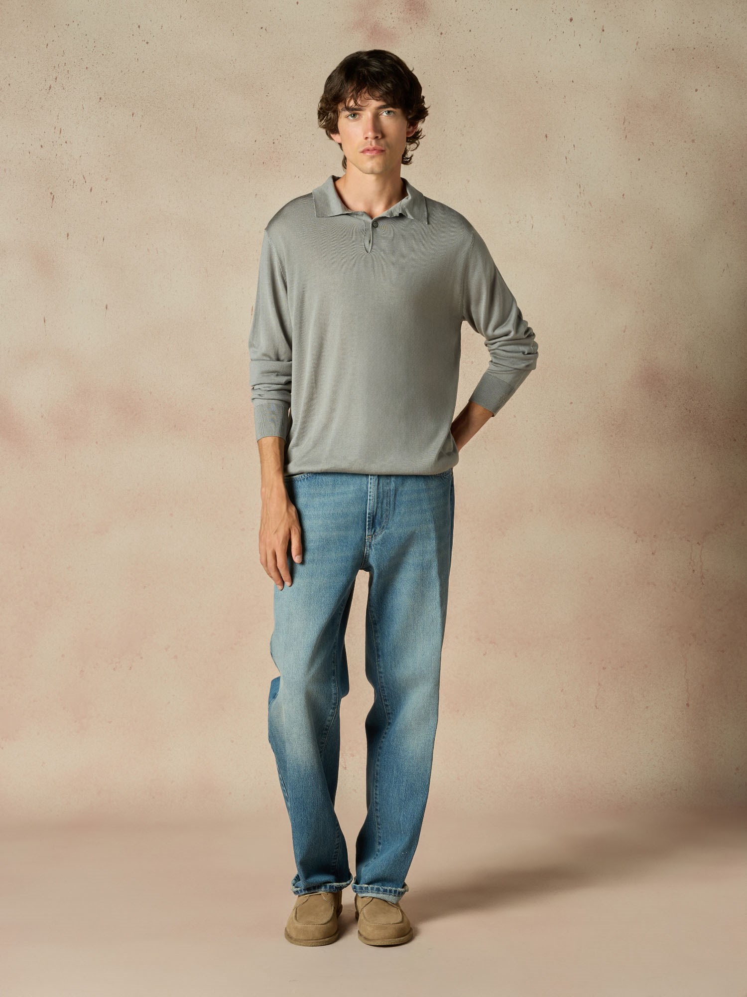 Ballantyne LANGARM-POLOSHIRT AUS SEIDEN-KASCHMIR-MISCHUNG - COD. B2W082 16S05 15166