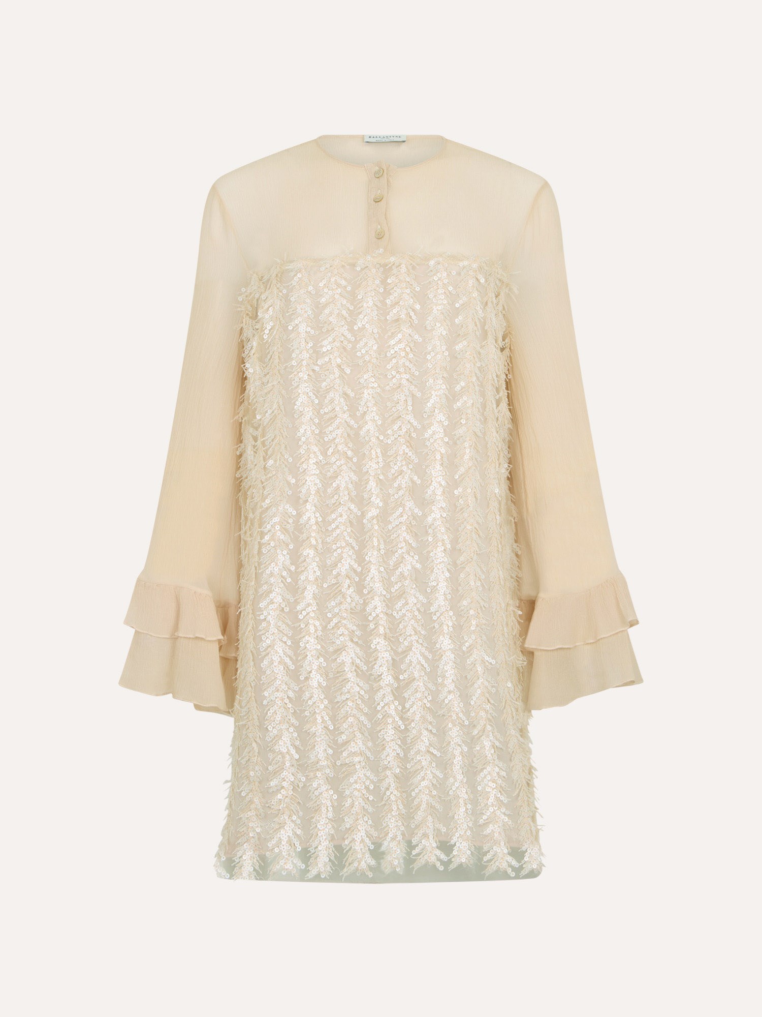 Ballantyne MINI DRESS WITH SEQUIN APPLIQUES - COD. BLD269 HPR00 11034