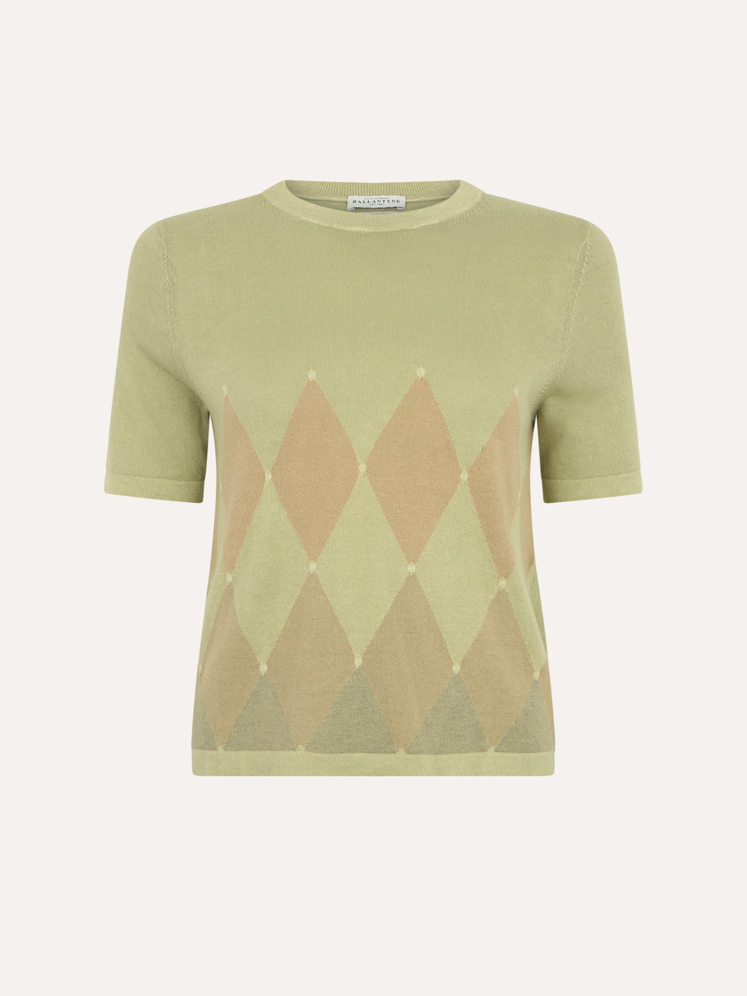 Ballantyne MAGLIA DIAMOND A MANICHE CORTE - COD. B1W294 12C01 12680
