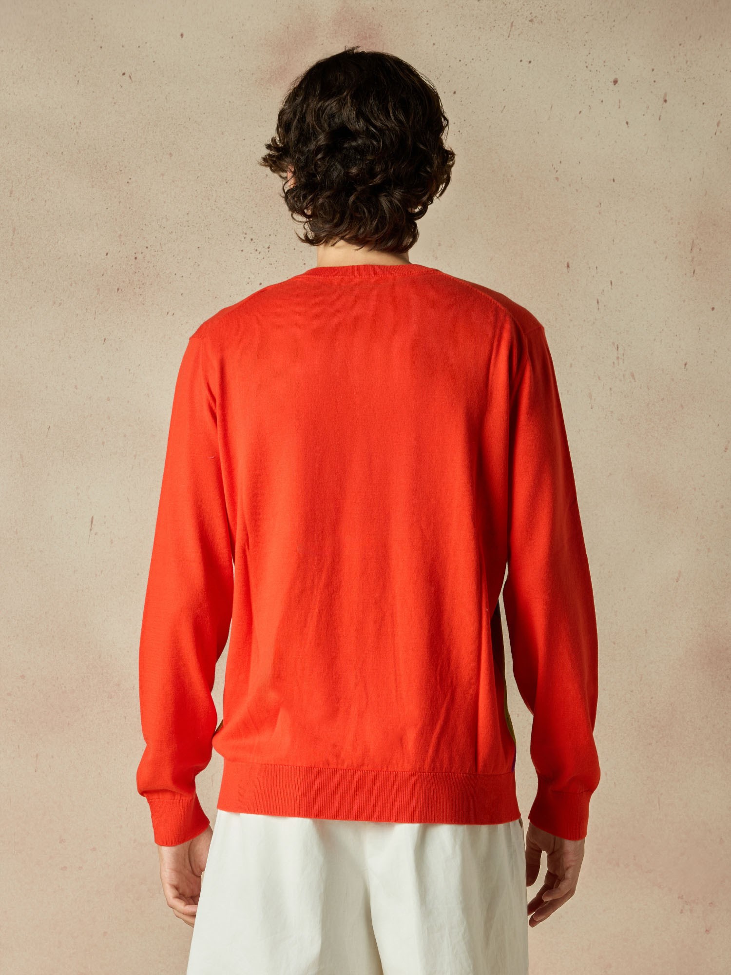 Ballantyne CLASSIC DIAMOND V-NECK IN COTTON AND CASHMERE - COD. B2P001 14CA8 92004
