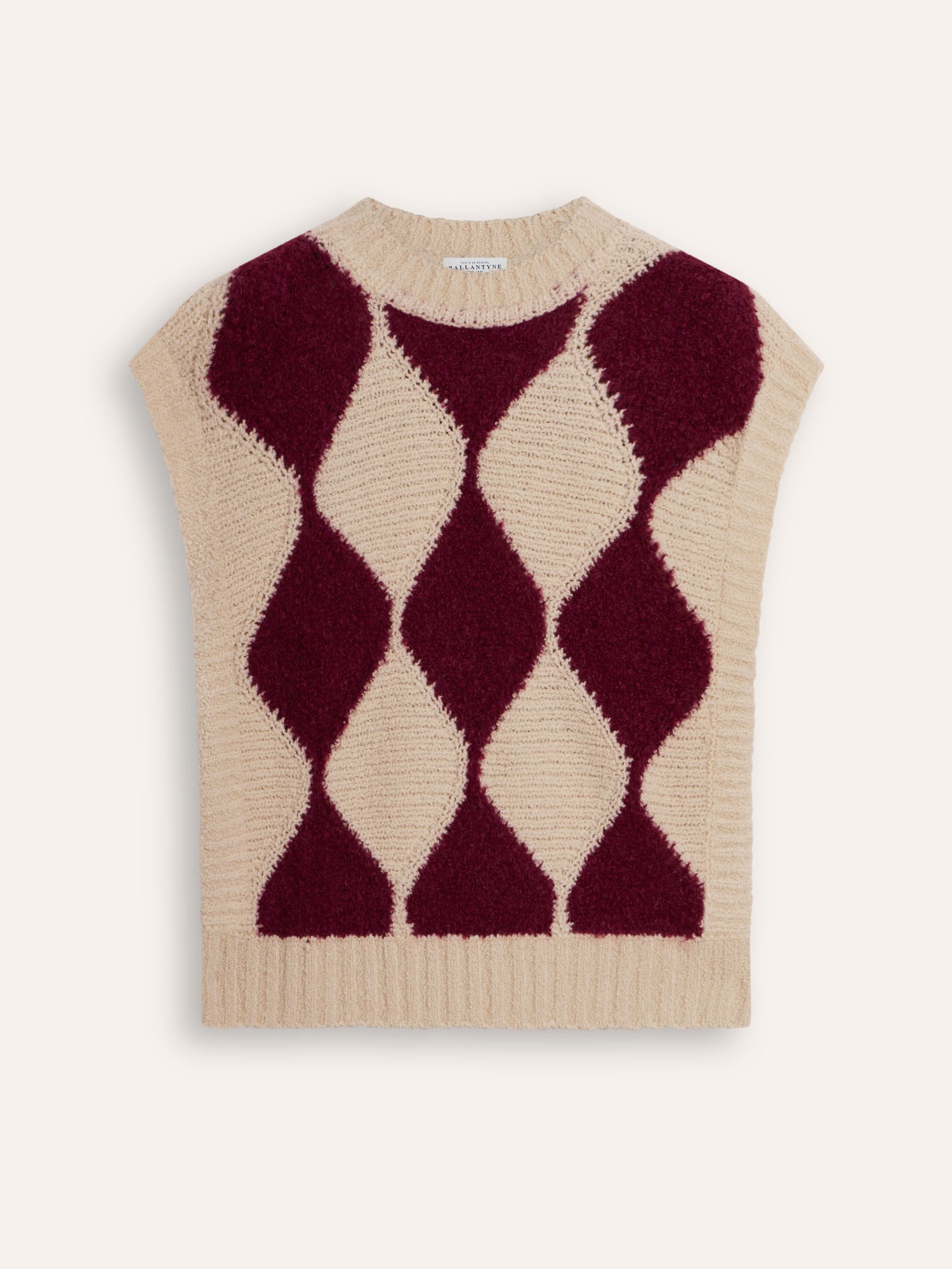 Ballantyne WOMENS VEST IN WOOL ALPACA BLEND - COD. B1S188 3W070 98191