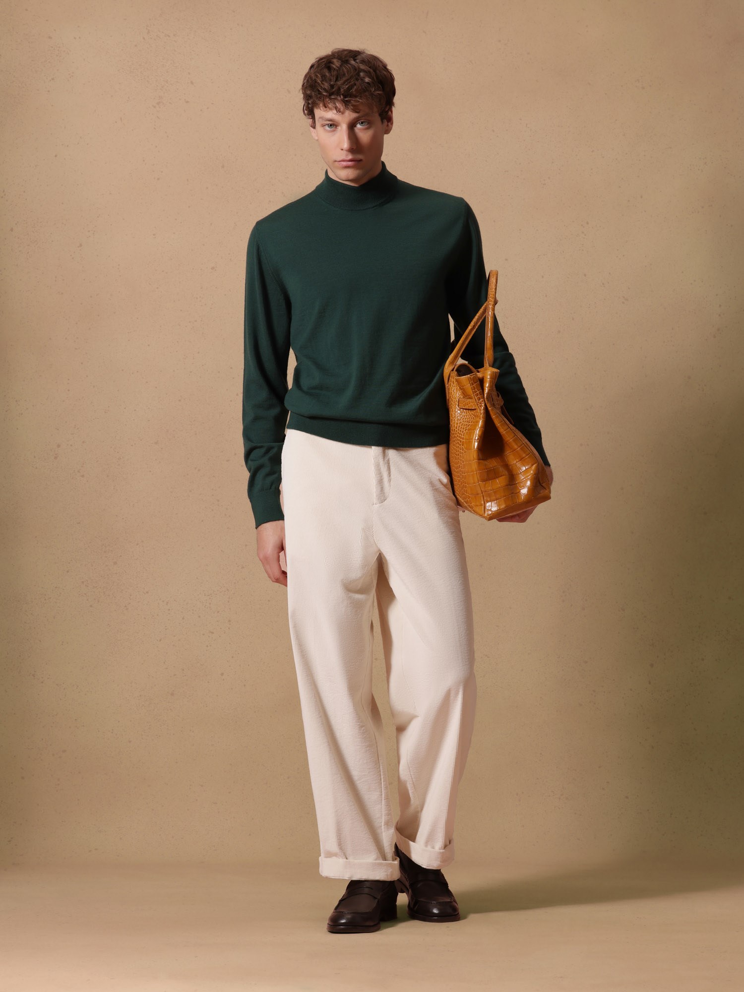 Ballantyne HERREN-ROLLKRAGENPULLOVER AUS 100% WOLLE - COD. B2P278 14W91 12730