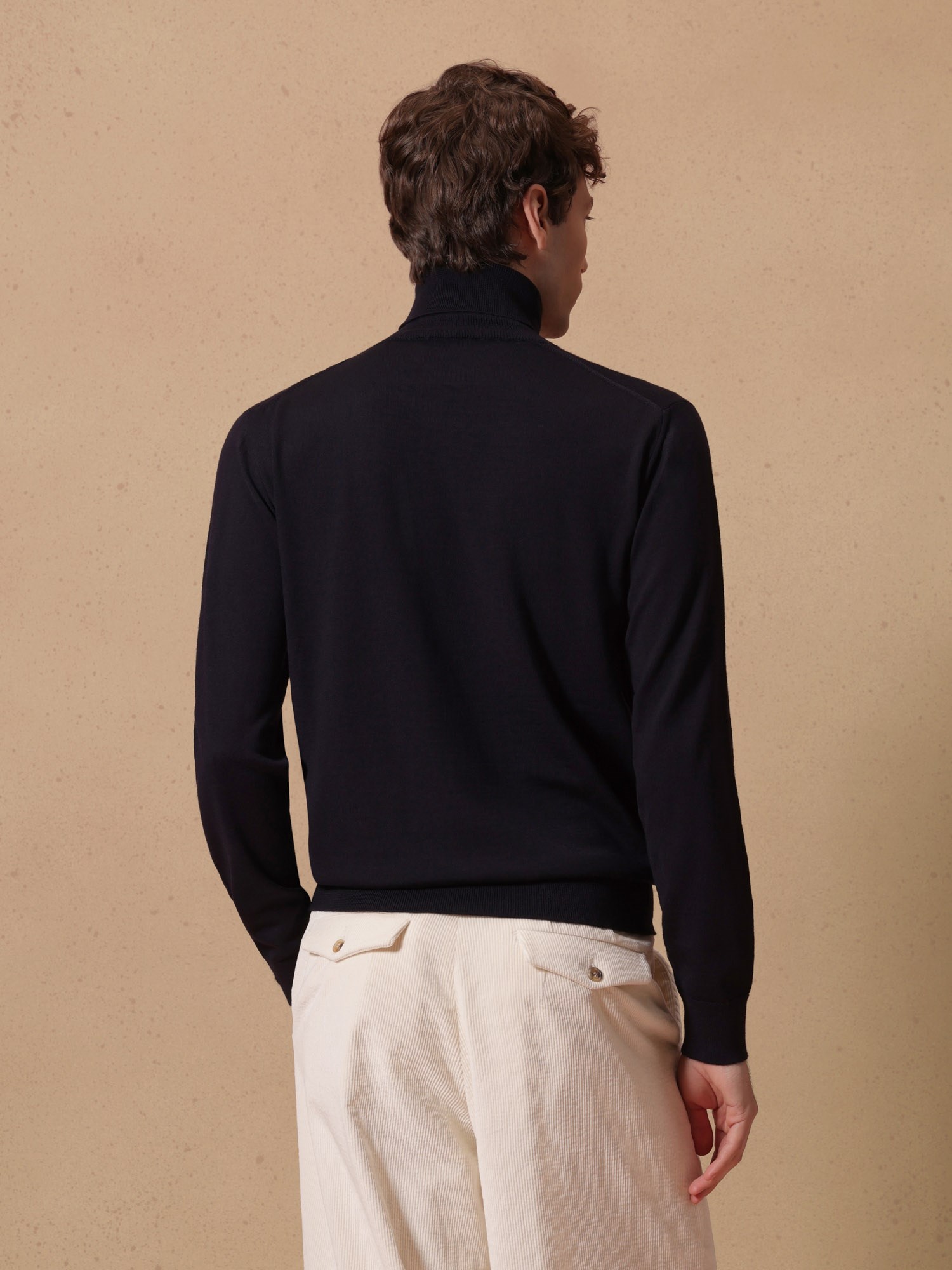 Ballantyne HERREN-ROLLKRAGENPULLOVER AUS 100% WOLLE - COD. B2P002 14W91 13777