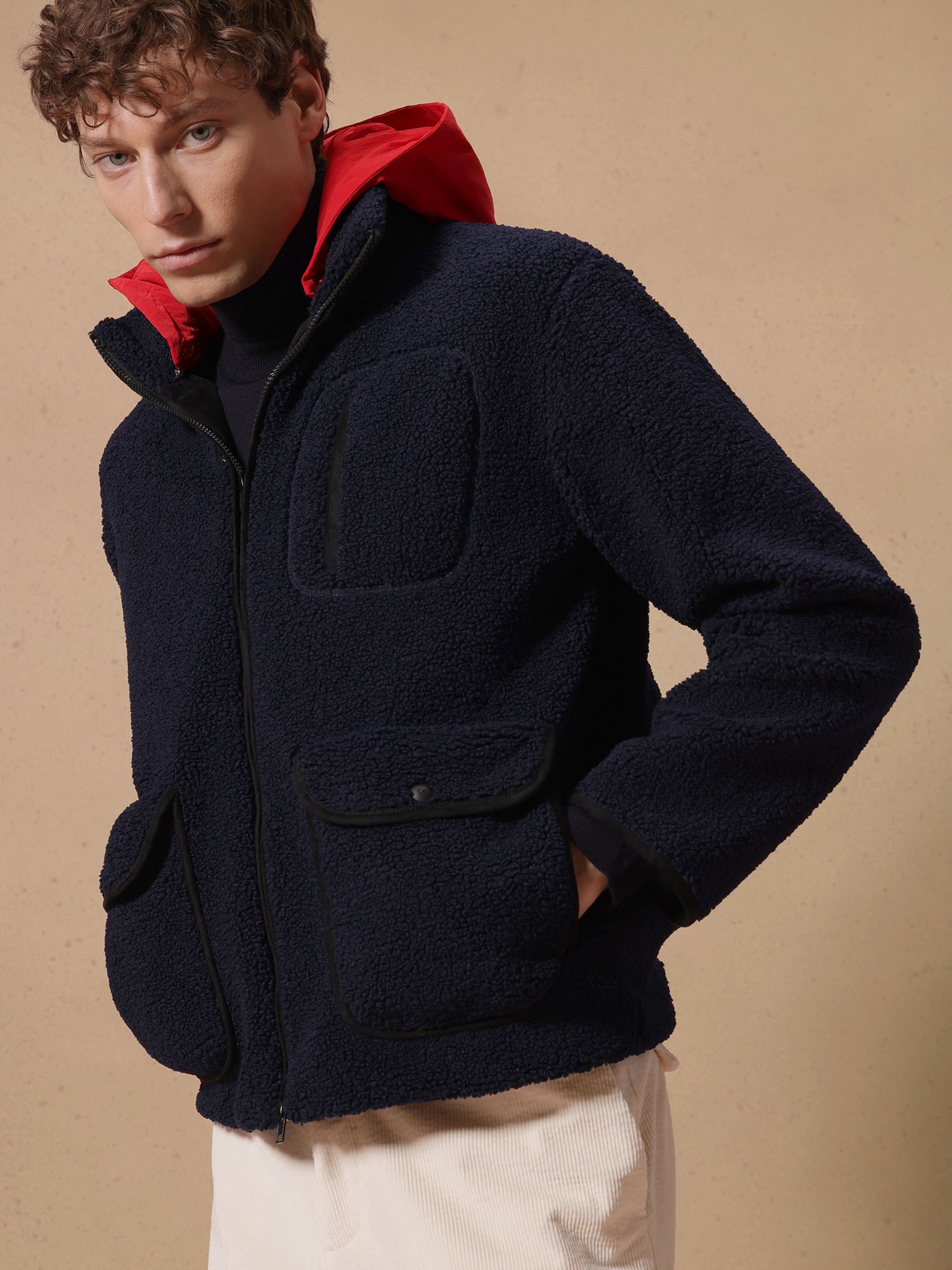Ballantyne GIUBBOTTO TEDDY UOMO TRAPUNTATO CON CONSTRASTI - COD. BMW311 UPL46 73506