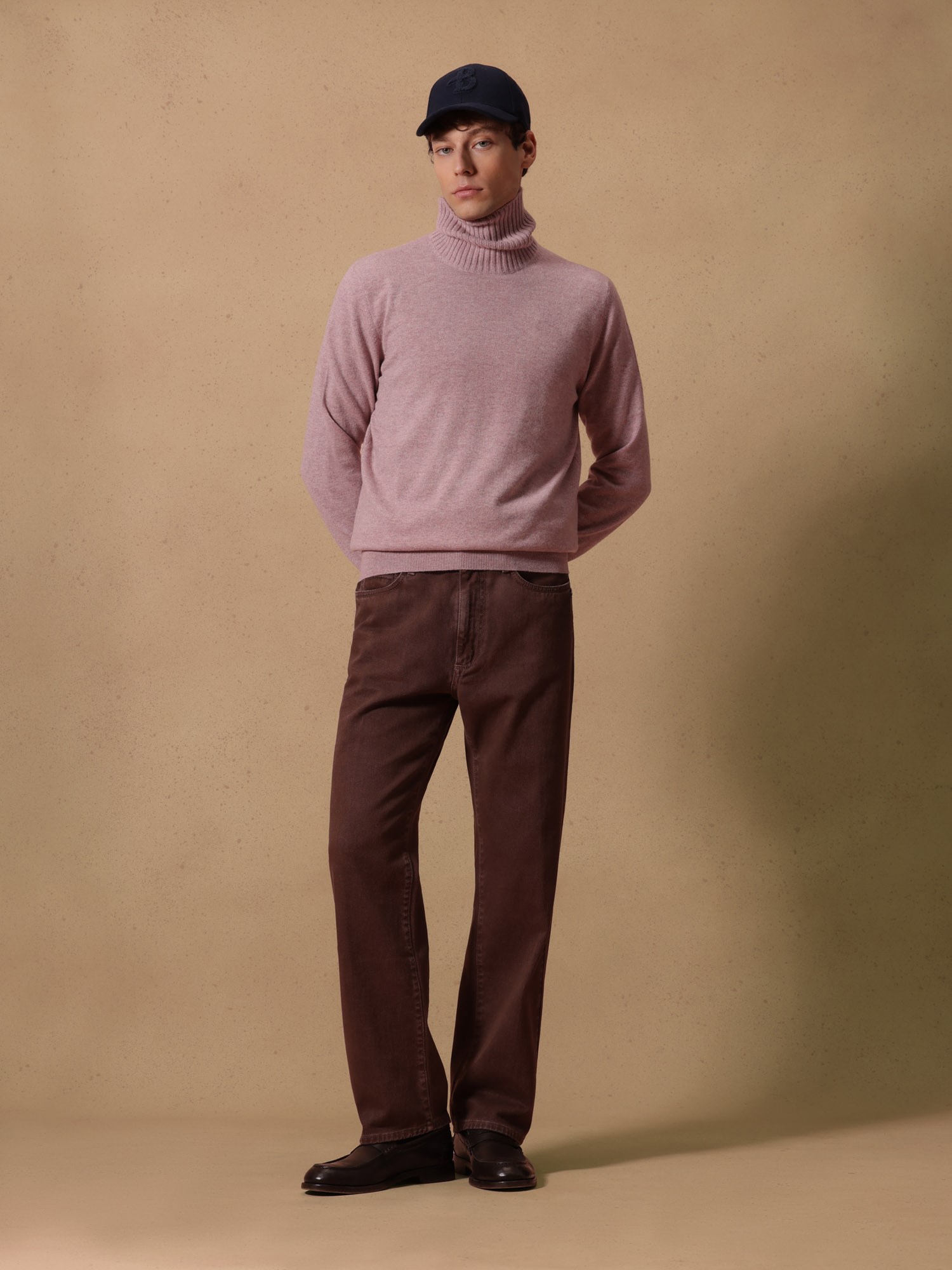 Ballantyne HERREN-ROLLKRAGENPULLOVER AUS 100% KASCHMIR - COD. B2P010 12K00 11018