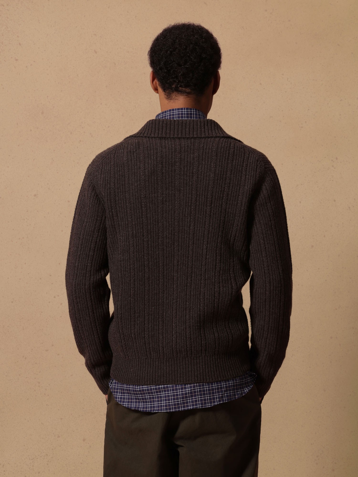Ballantyne MAGLIA UOMO MEZZA ZIP IN PURA LANA - COD. B2W261 7W030 14724