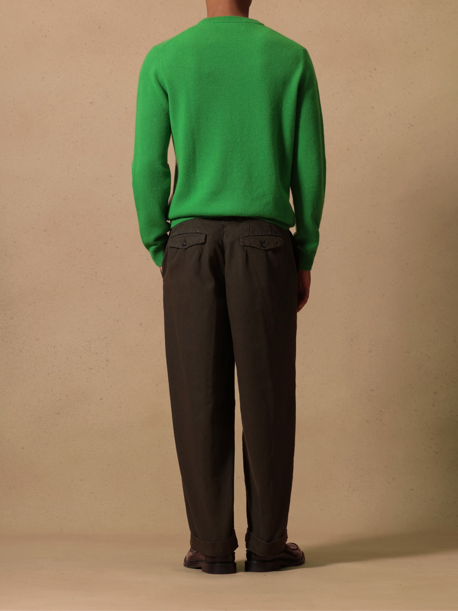 Ballantyne HERRENHOSE AUS REINER BAUMWOLLE, OLIVGRÜN - COD. BMT109 UCT22 12590