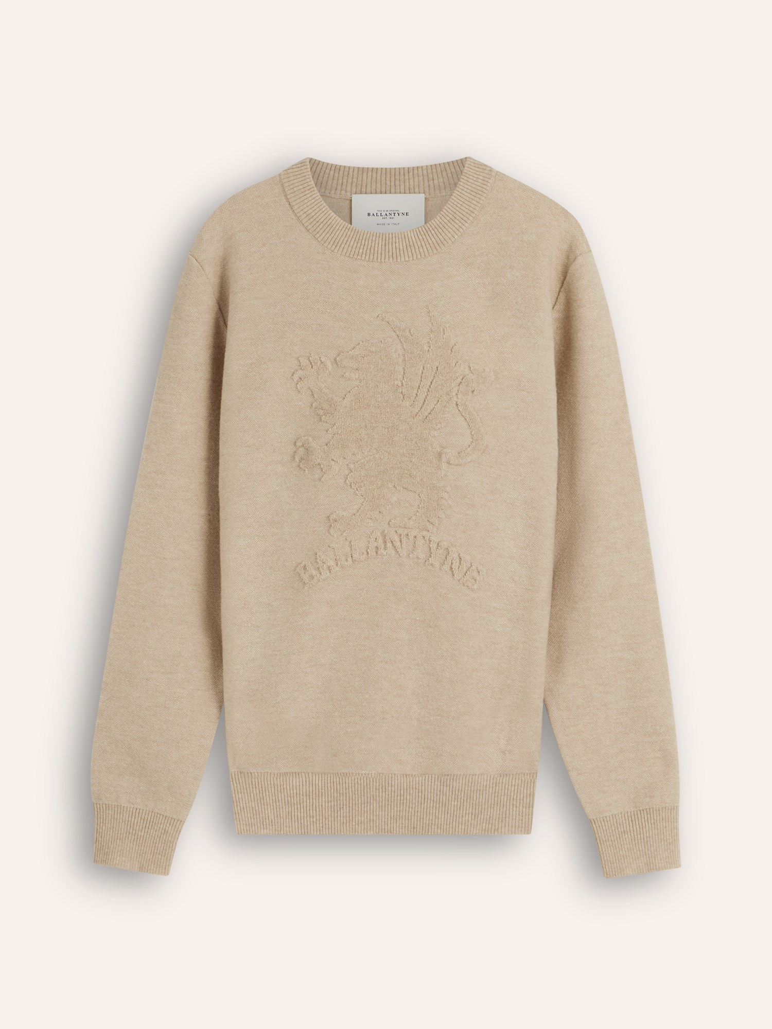 Ballantyne FELPA UOMO IN PURA LANA CON STEMMA - COD. B2P321 12W19 15335