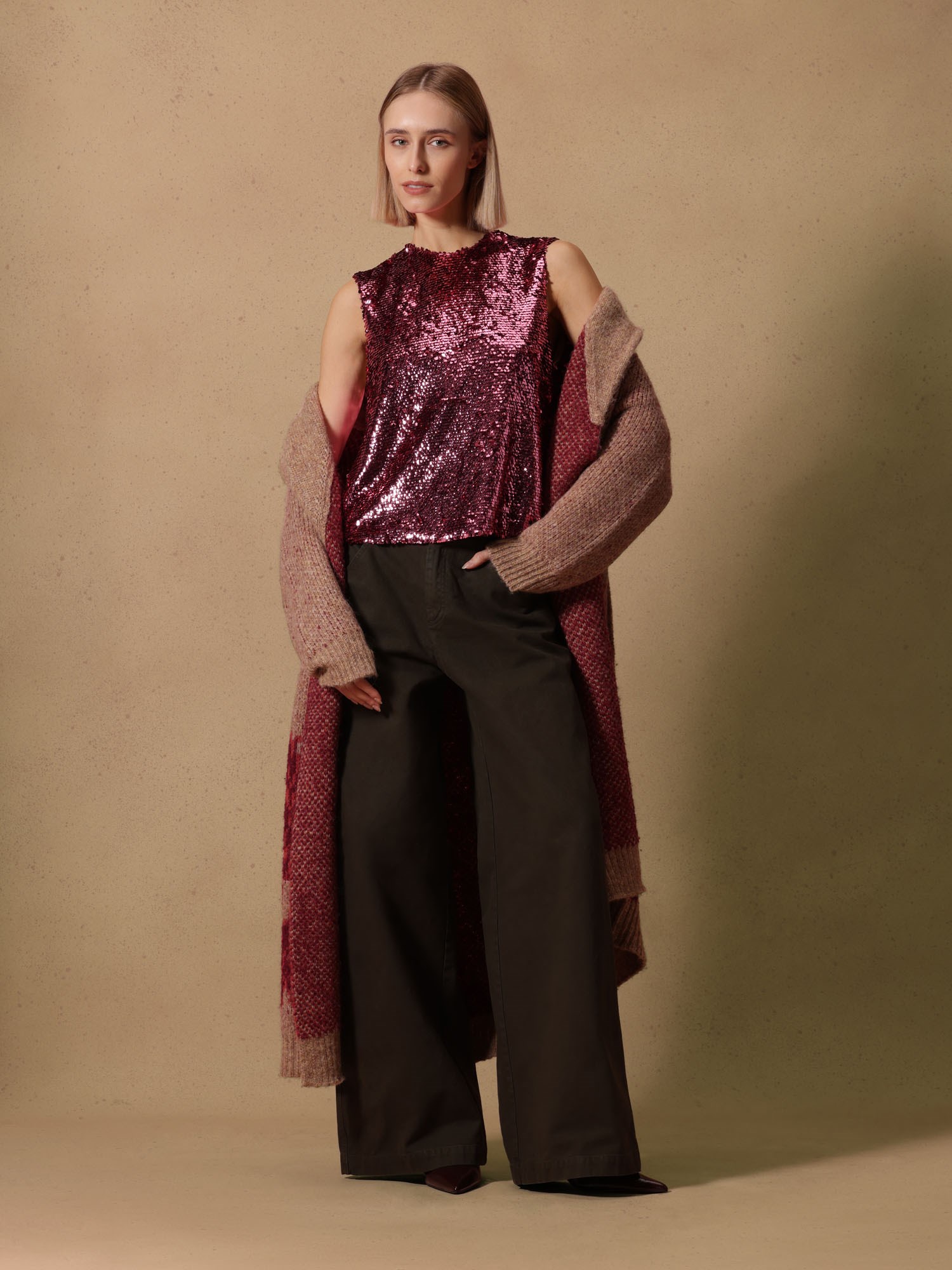 Ballantyne DONNA TOP CON PAILLETTES - COD. BLSS16 YPL00 11243
