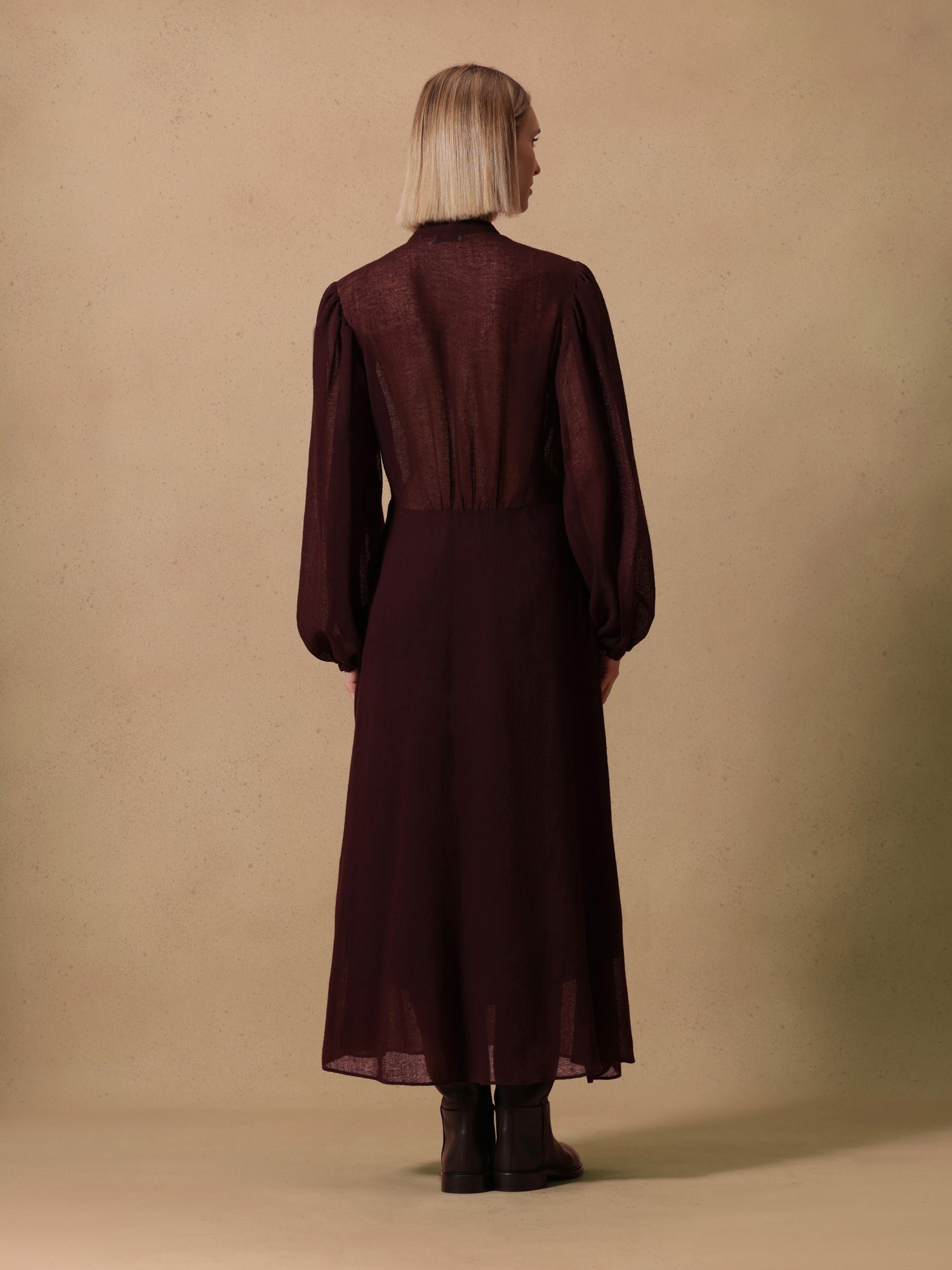Ballantyne DONNA ABITO LUNGO IN LANA VERGINE - COD. BLD279 UWL00 12121
