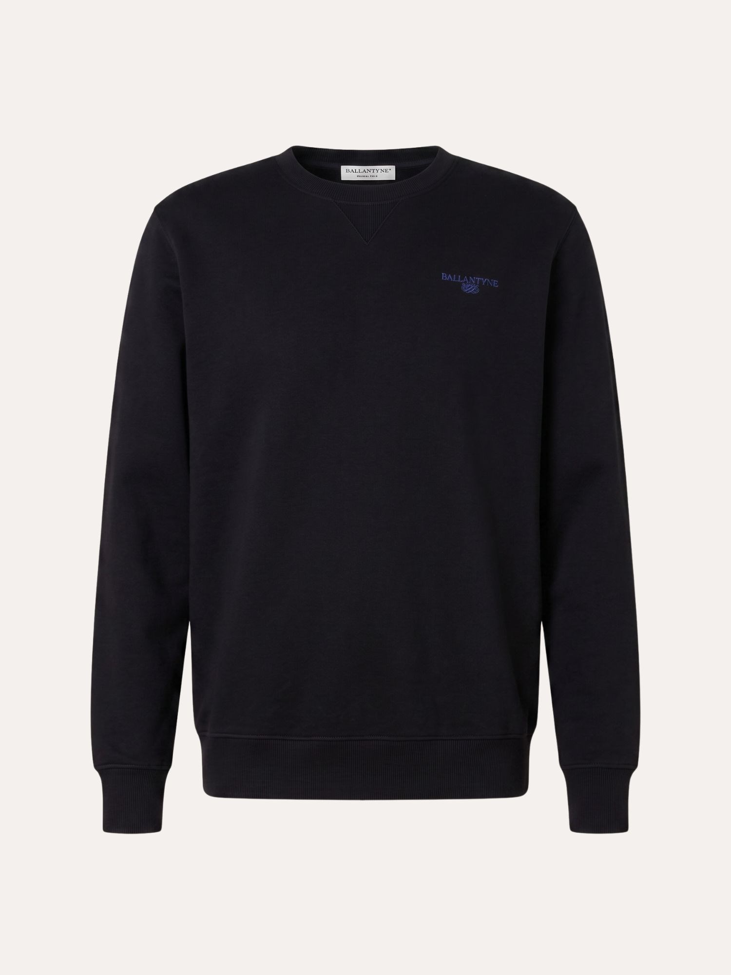 Ballantyne HERREN-SWEATSHIRT AUS ANGERAUTER BAUMWOLLE MIT CLUB-LOGO-PRINT - COD. BMW229 UCTXX 15517