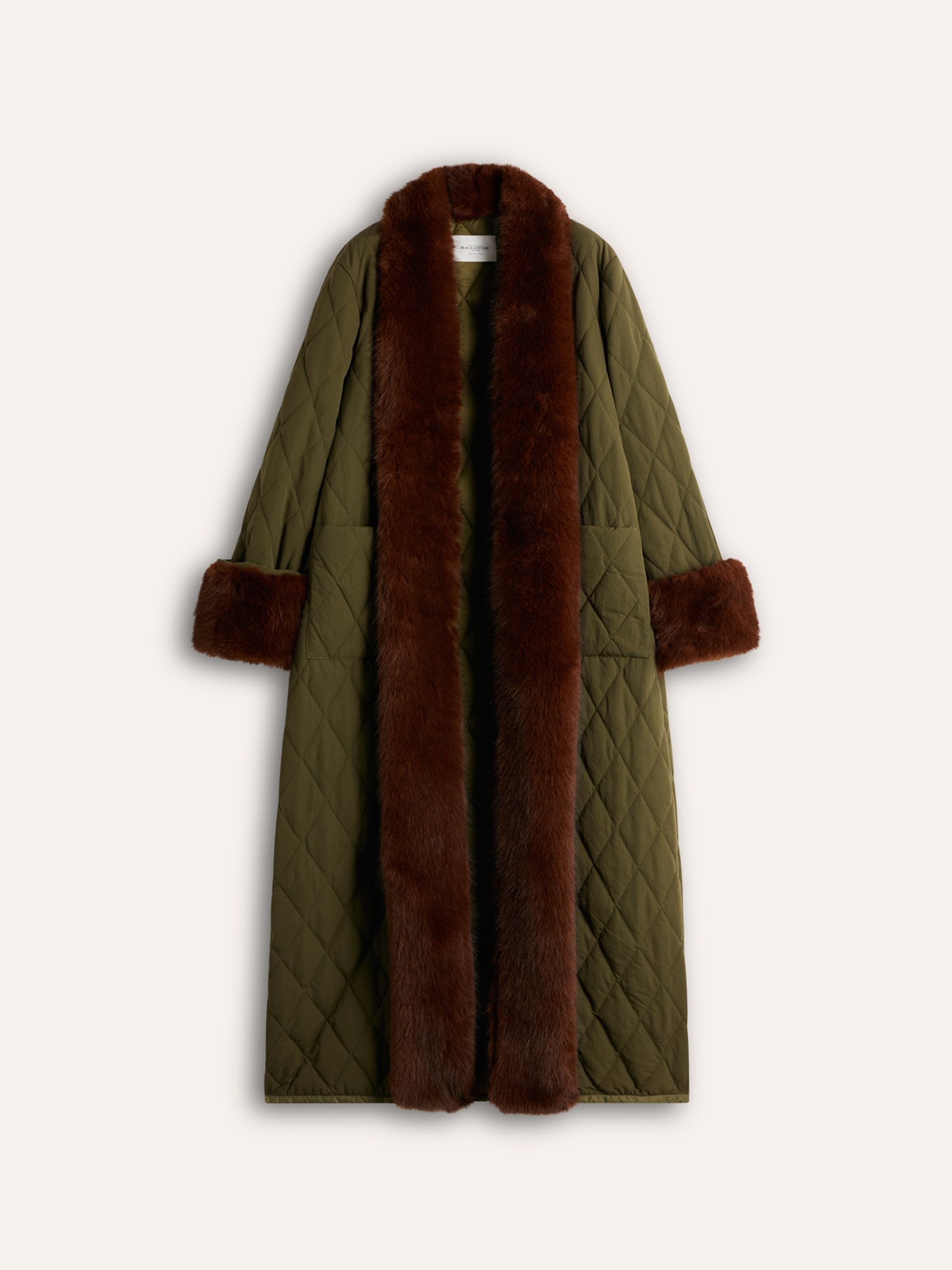 Ballantyne CAPOTTO DA DONNA IN ECOPELLICCIA TRAPUNTATO - COD. BLC081 UPA02 12590