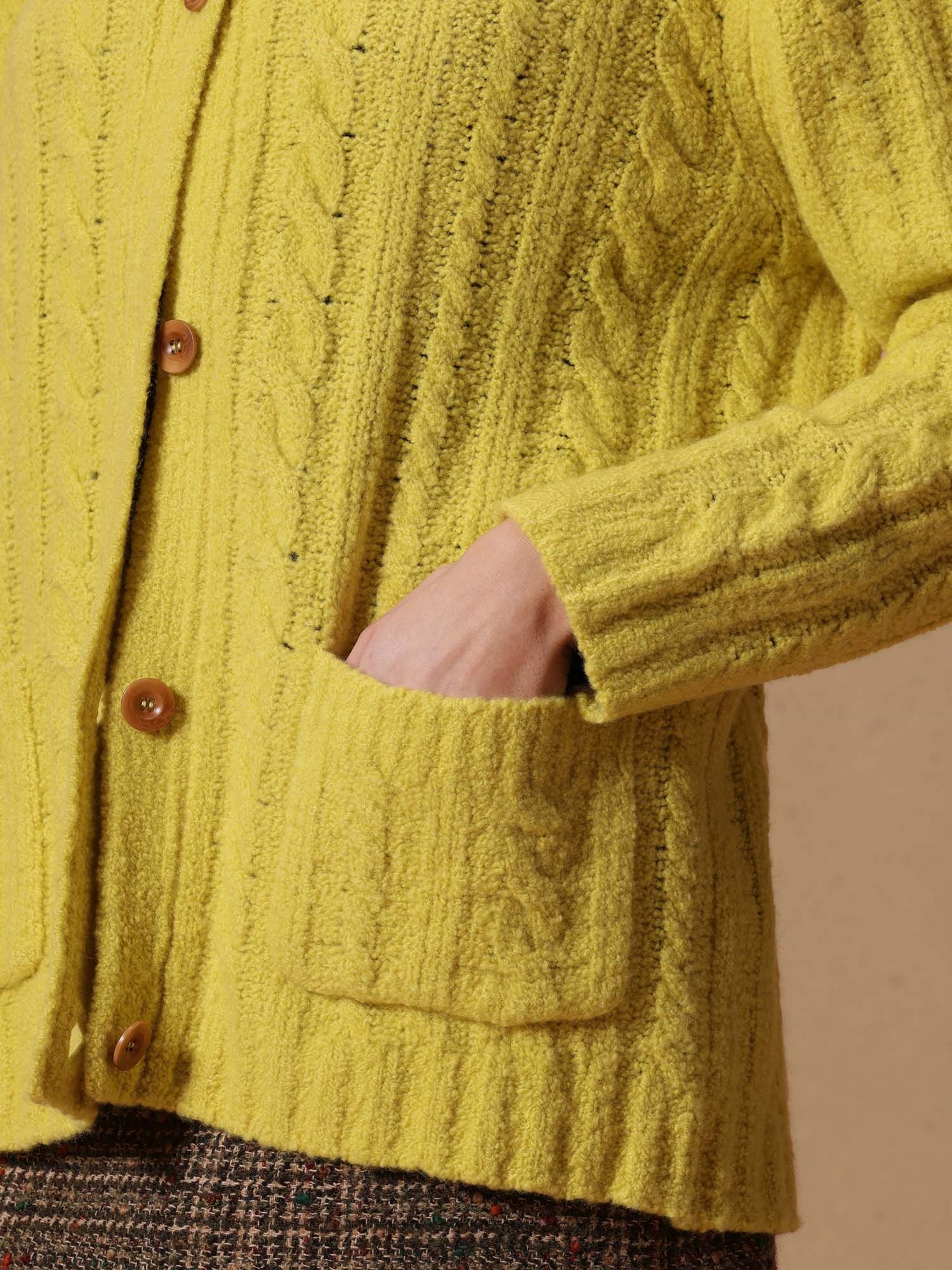 Ballantyne DONNA CARDIGAN CON LAVORAZIONE A TRECCE - COD. B1K420 3W057 10504