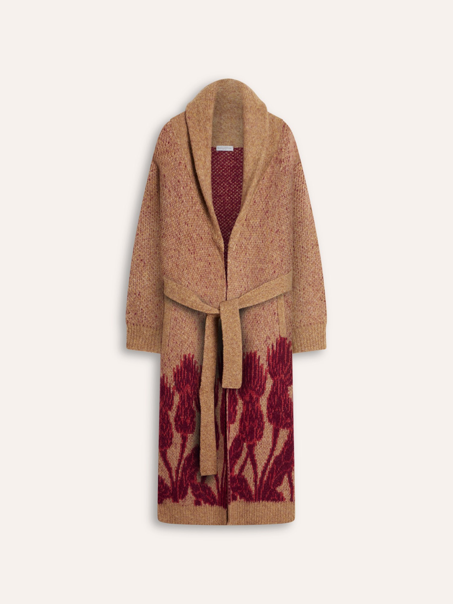 Ballantyne WOMENS LONG CARDIGAN IN WOOL ALPACA BLEND - COD. B1K326 3W056 94101