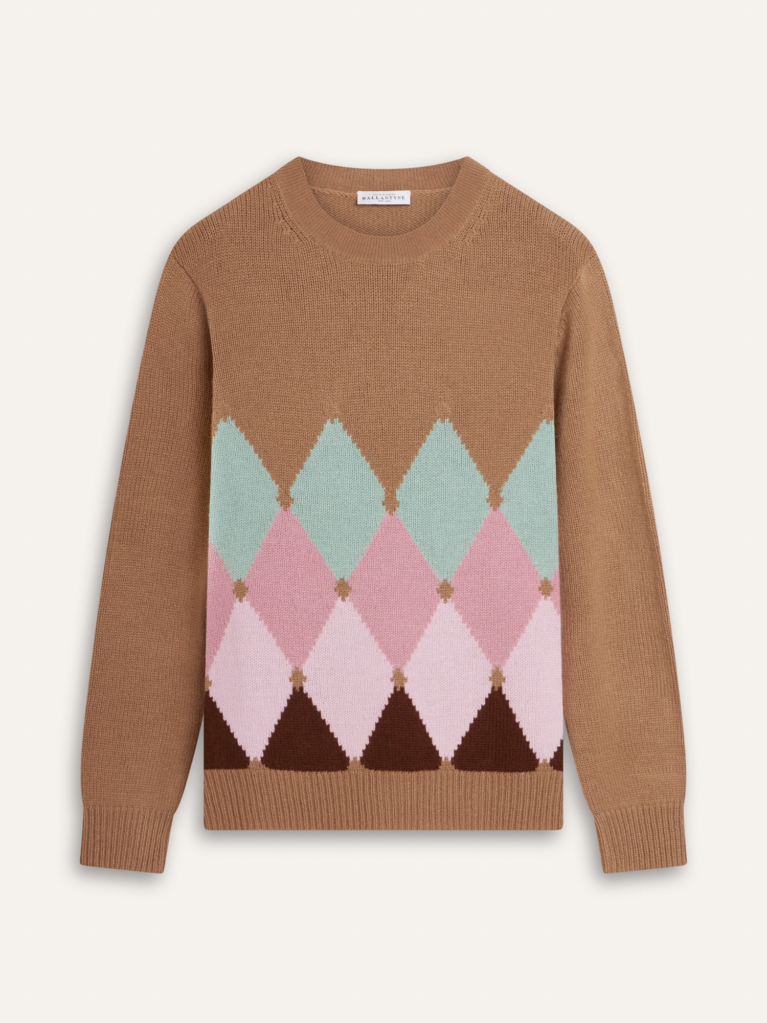 Ballantyne DONNA GIROCOLLO DIAMOND IN 100% CASHMERE - COD. B1P000 5K008 94117