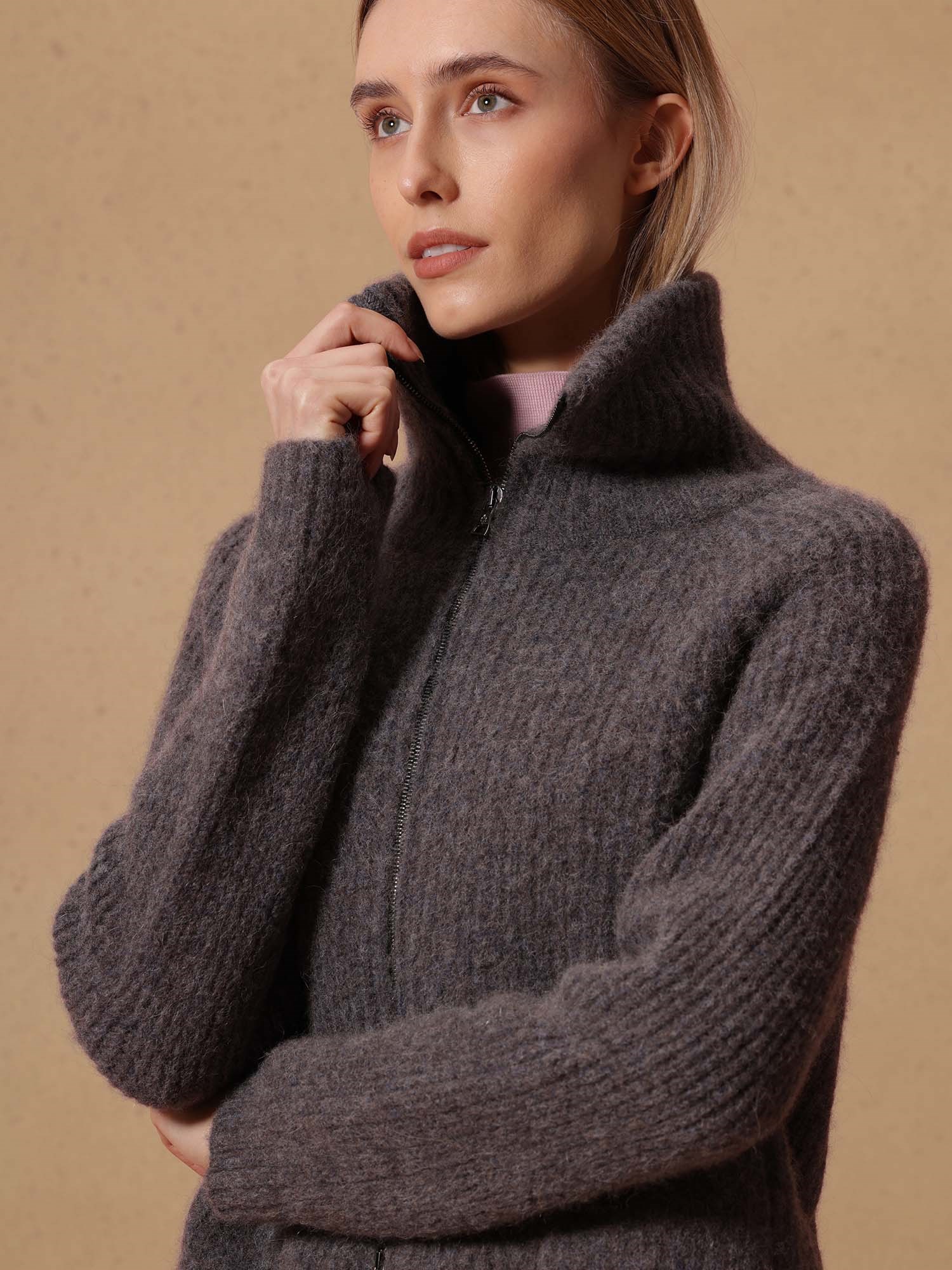 Ballantyne WOMENS ZIP-UP CARDIGAN - COD. B1O009 3W004 00920