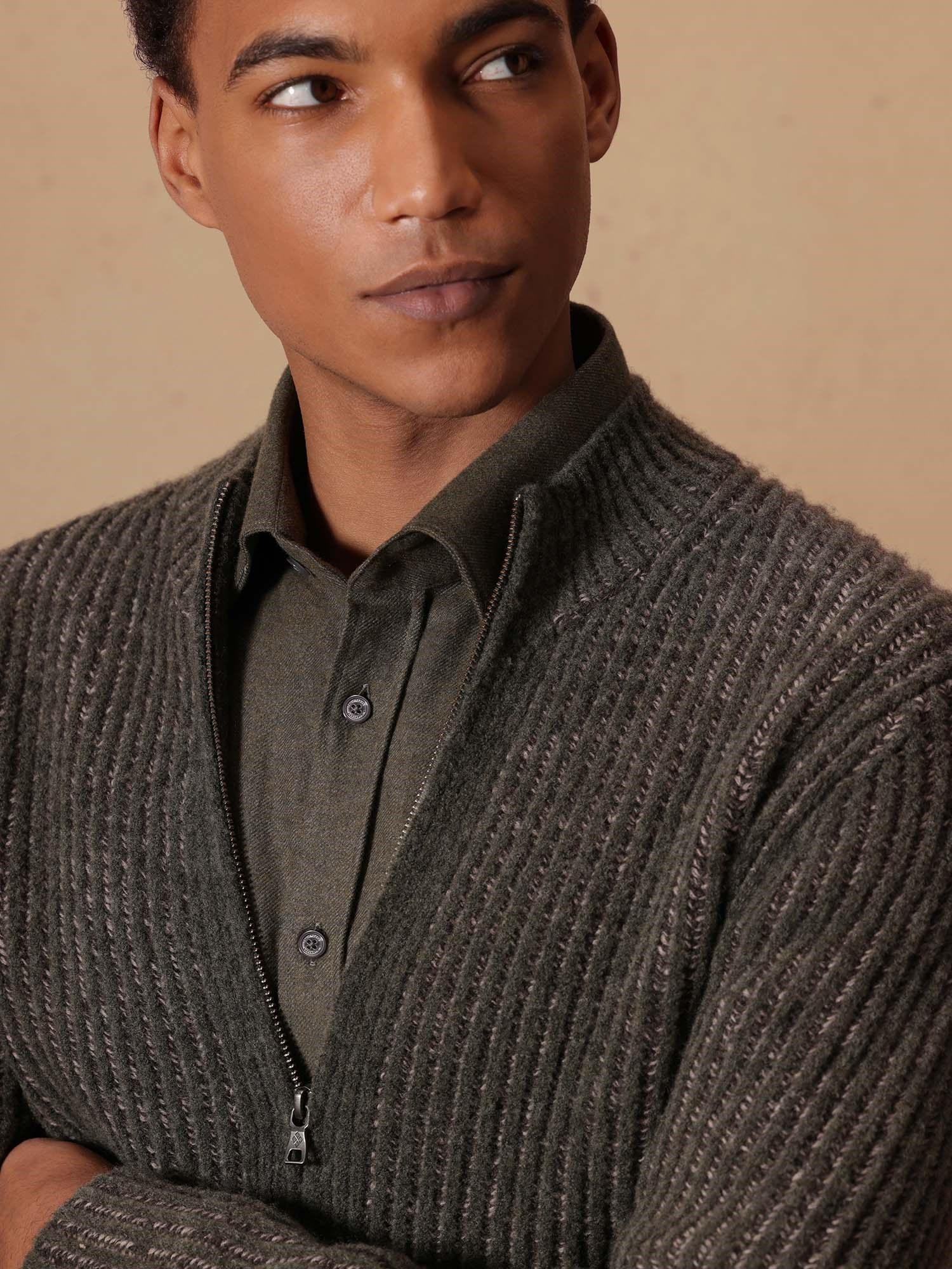 Ballantyne MENS ZIP UP CARDIGAN - COD. B2K232 5W030 92543