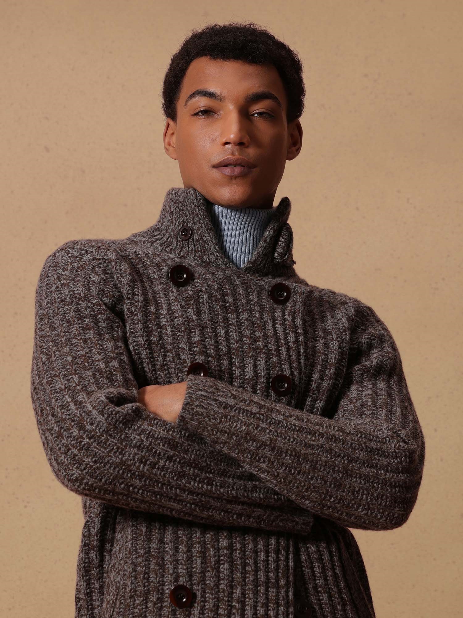 Ballantyne MENS DOUBLE BREASTED CARDIGAN IN 100% WOOL - COD. B2K200 3W055 95039