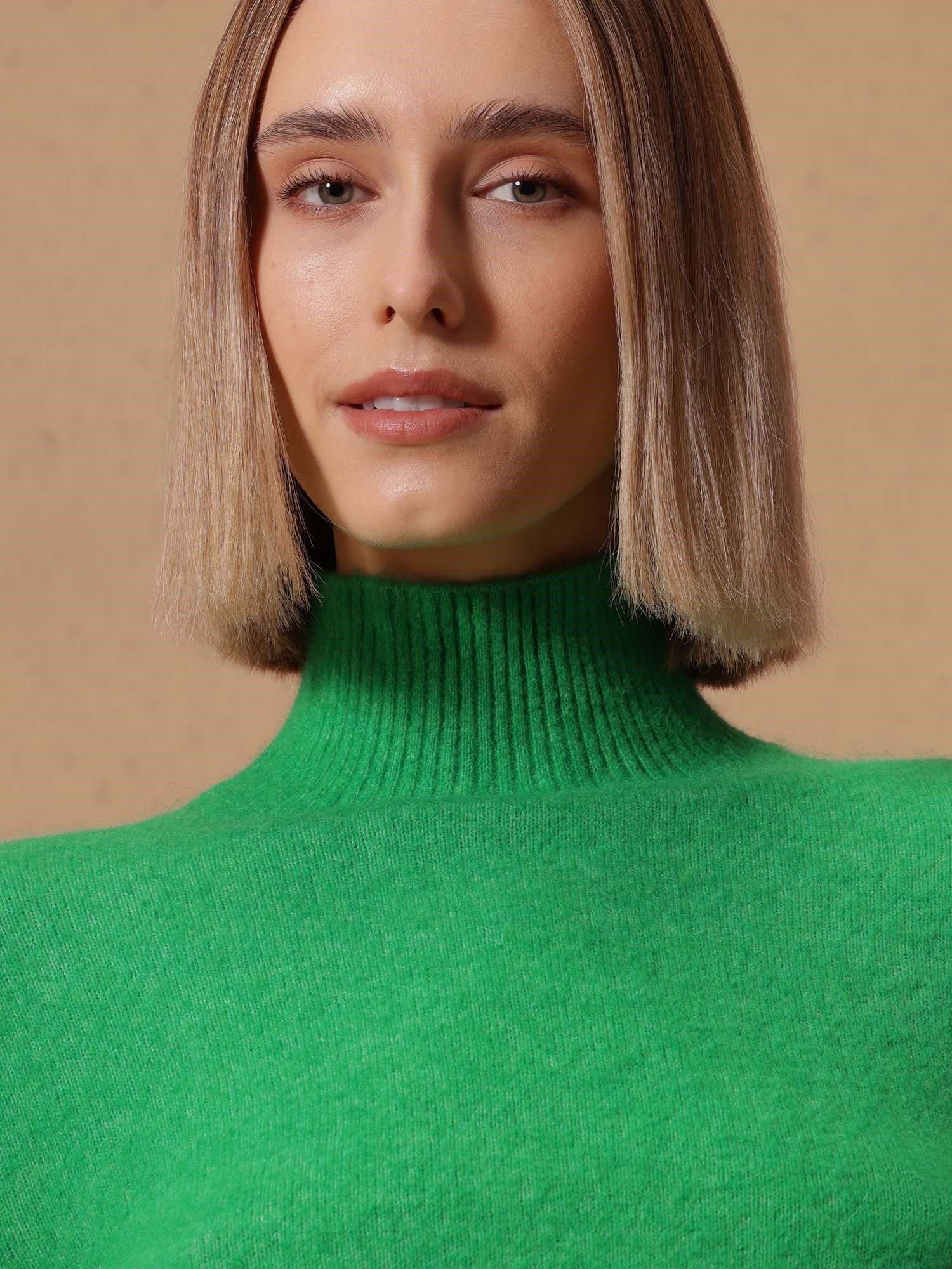 Ballantyne DAMEN STEHKRAGEN-PULLOVER AUS ALPAKA-WOLL -MISCHUNG - COD. B1P911 7WA00 12508
