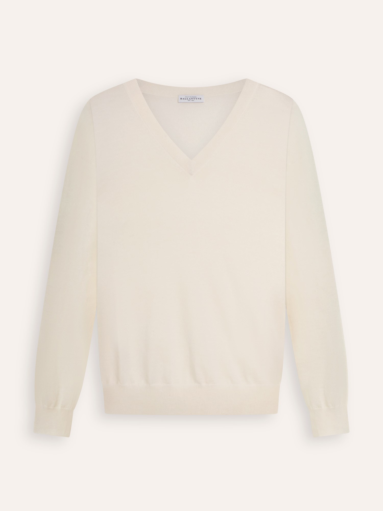 Ballantyne DAMEN V-AUSSCHNITT-PULLOVER AUS 100% KASCHMIR - COD. B1P854 16K00 10014