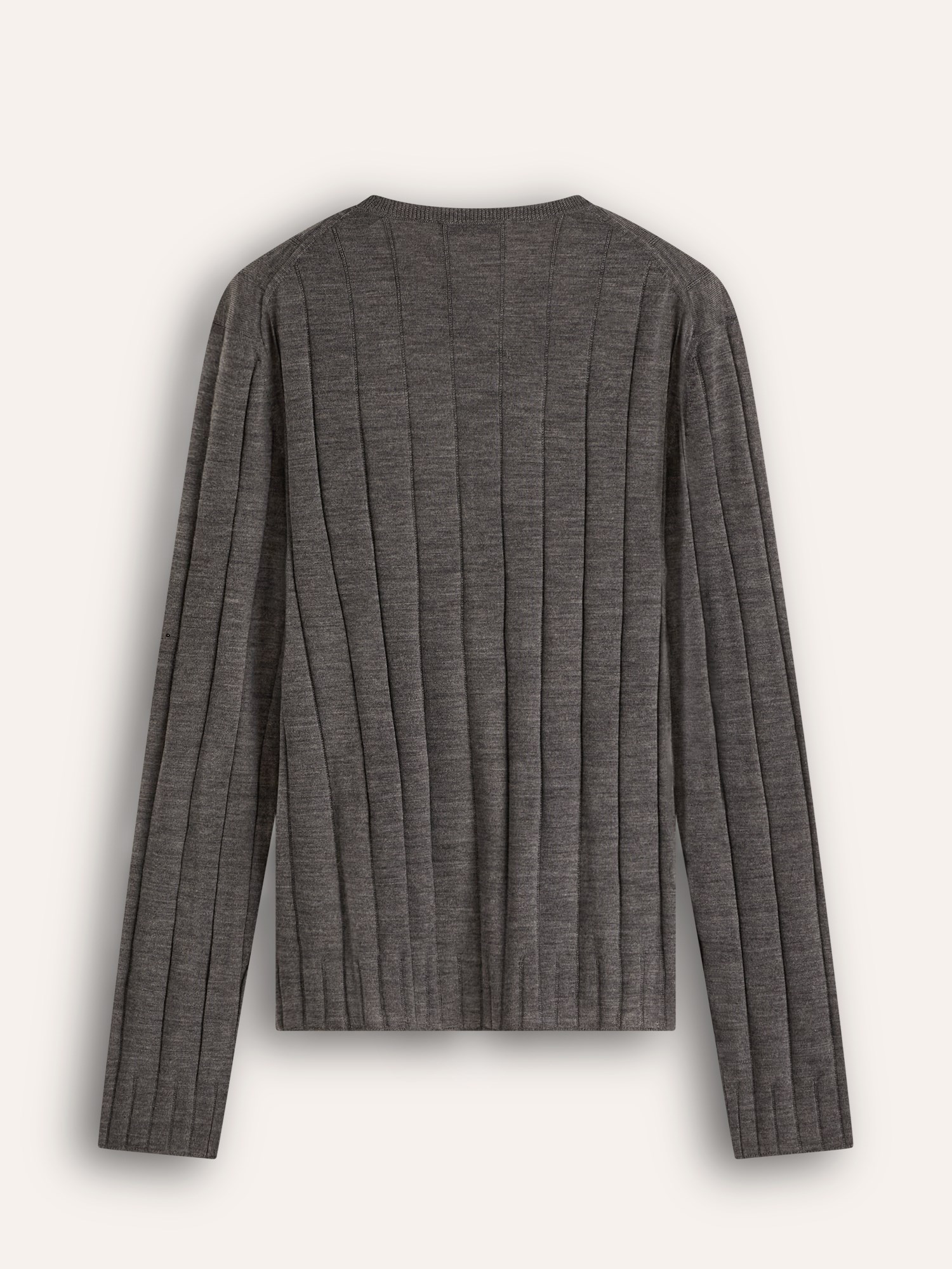 Ballantyne DAMEN RUNDHALSPULLOVER AUS 100% WOLLE MIT RIPPENSTRUKTUR - COD. B1P879 16W02 15131