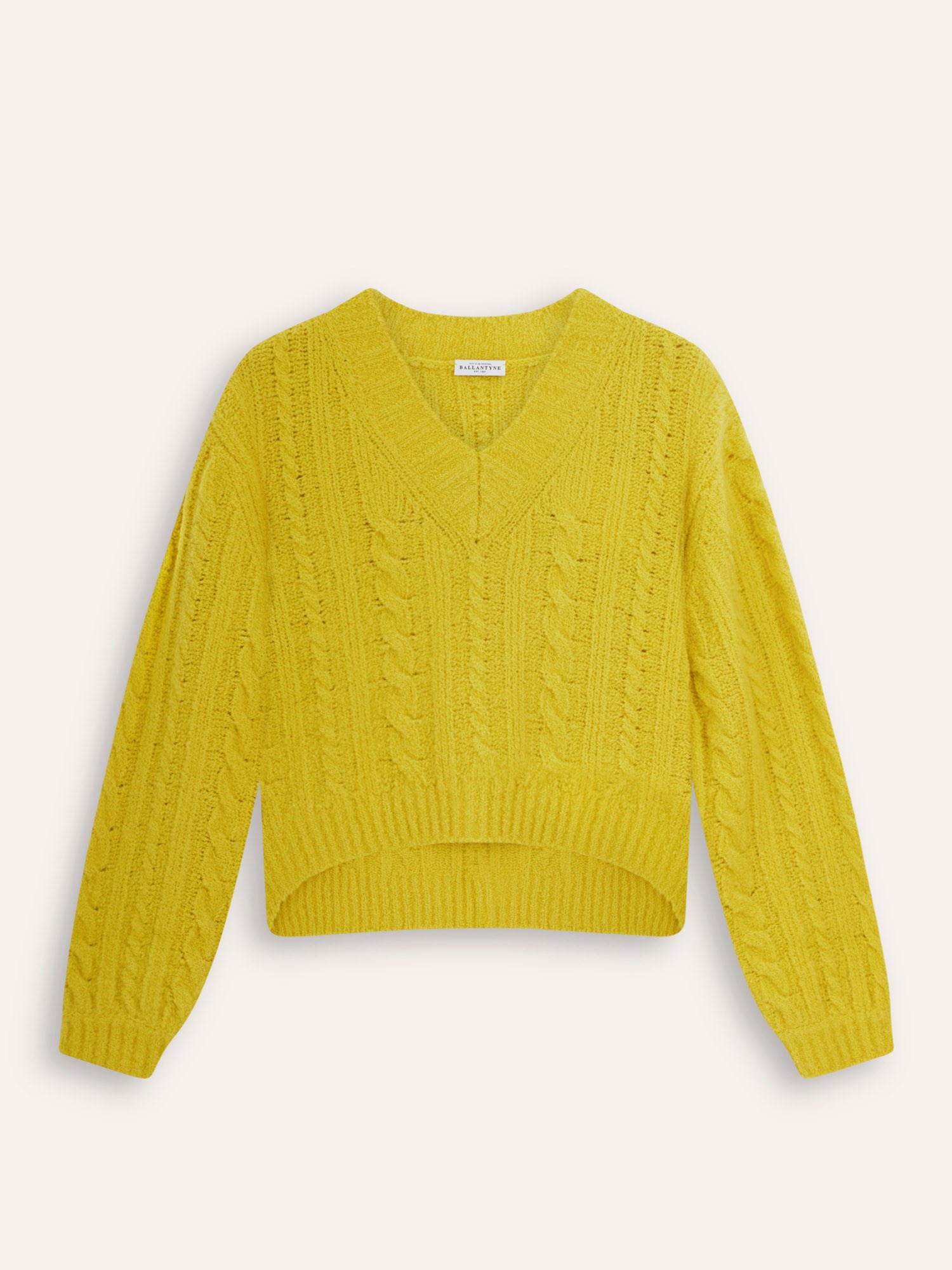 Ballantyne DONNA MAGLIA CON SCOLLO A V CROPPED - COD. B1P899 3W057 10504