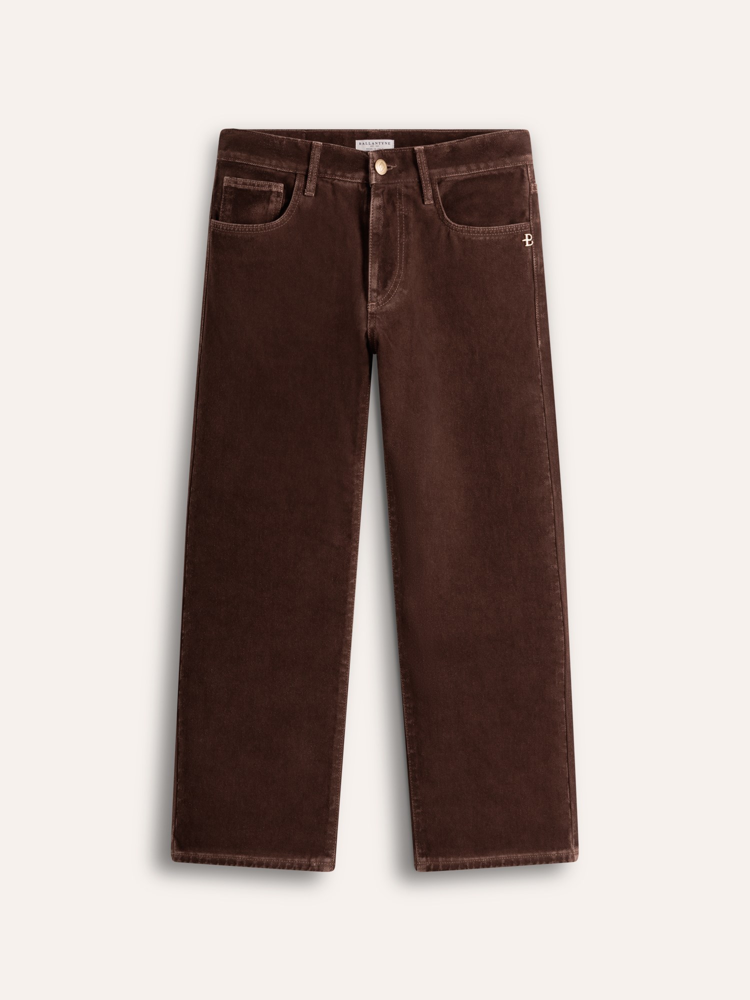 Ballantyne WOMEN'S STRAIGHT-LEG JEANS IN PURE COTTON - COD. BLT172 UCT1R 14150