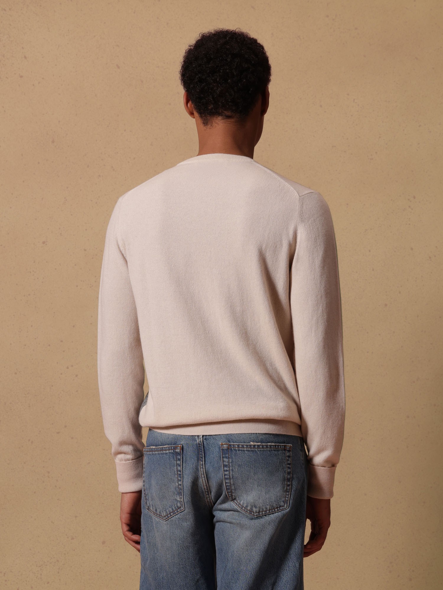 Ballantyne HERREN-RUNDHALS-PULLOVER MIT RAUTENMUSTER AUS 100% KASCHMIR - COD. B2P000 12KA8 98034