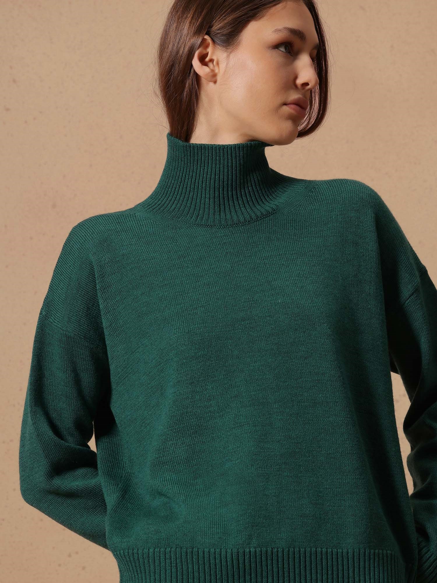 Ballantyne DAMEN STEHKRAGENPULLOVER AUS 100% WOLLE - COD. B1P883 7W092 12820