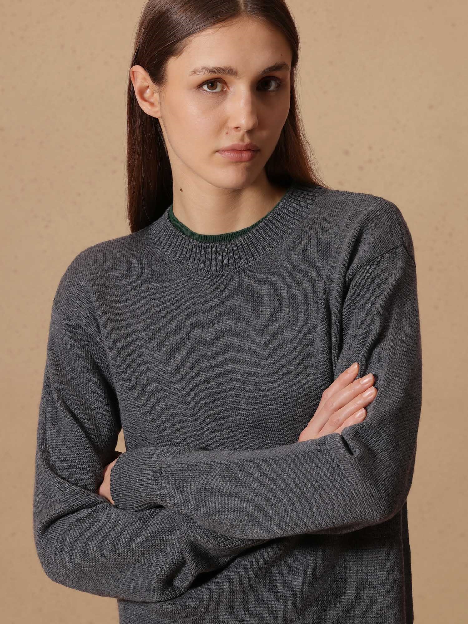 Ballantyne MAGLIA GIROCOLLO DONNA IN 100% LANA - COD. B1P881 7W092 15131