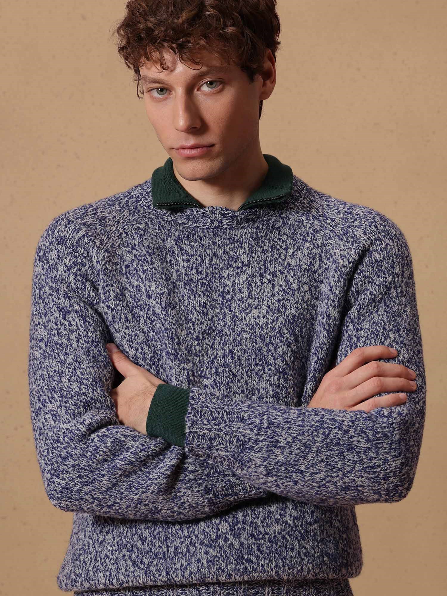 Ballantyne HERREN-PULLOVER AUS MOULINÉ-WOLLMISCHUNG GAGE 3 - COD. B2P327 3W060 93552