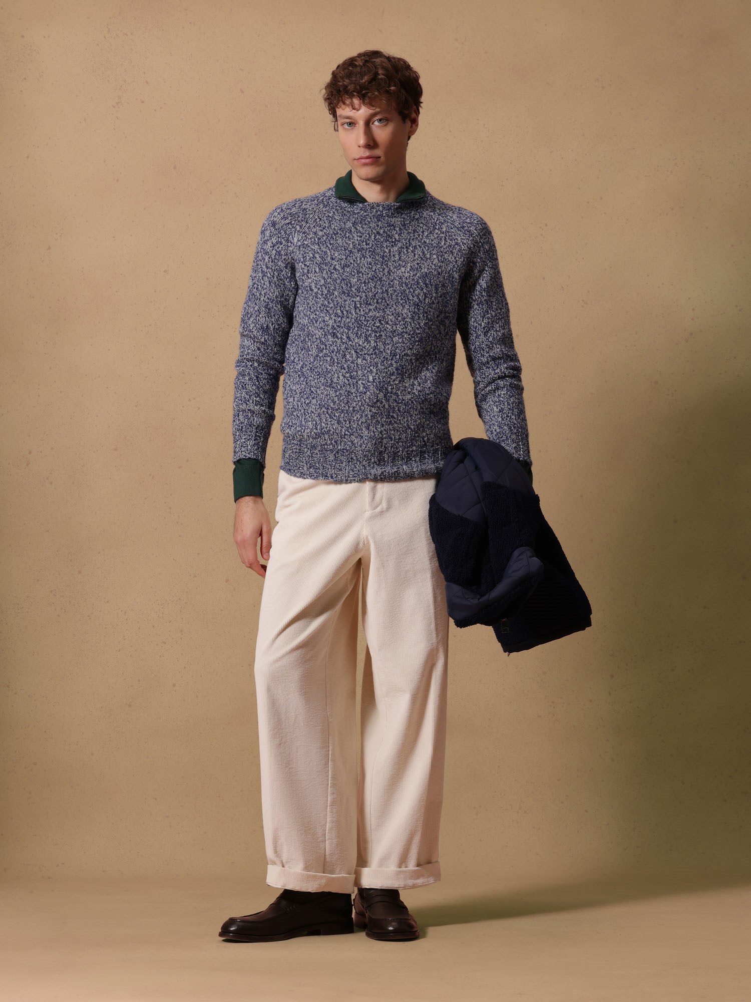 Ballantyne HERREN-PULLOVER AUS MOULINÉ-WOLLMISCHUNG GAGE 3 - COD. B2P327 3W060 93552