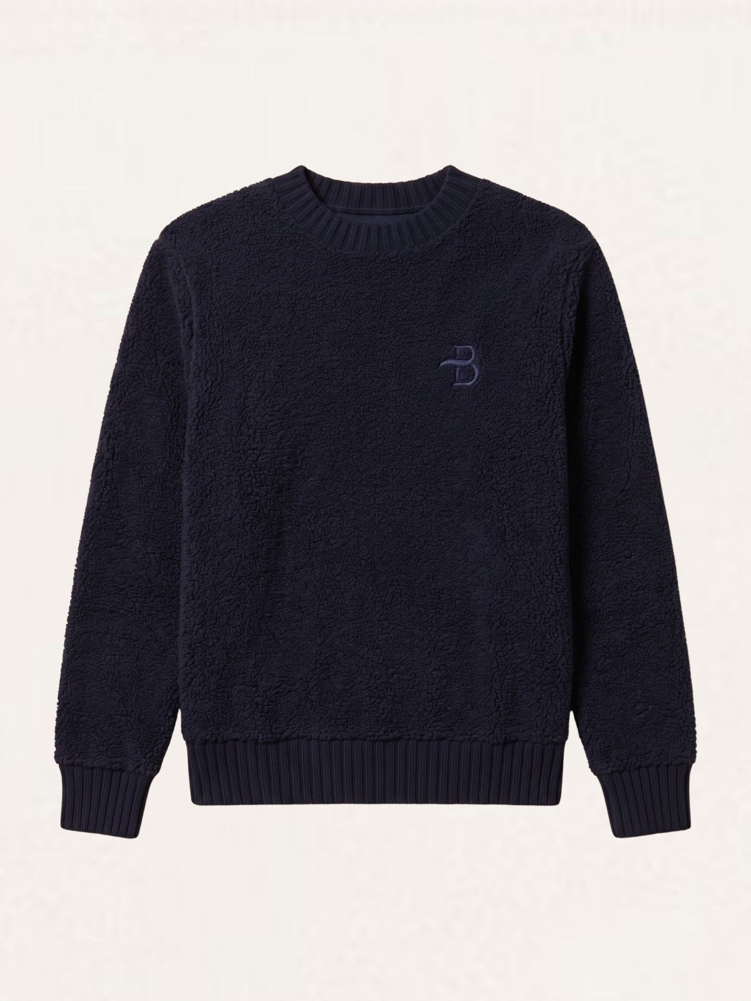 Ballantyne MEN'S TEDDY SWEATER WITH LOGO - COD. BMW185 UPL46 13777