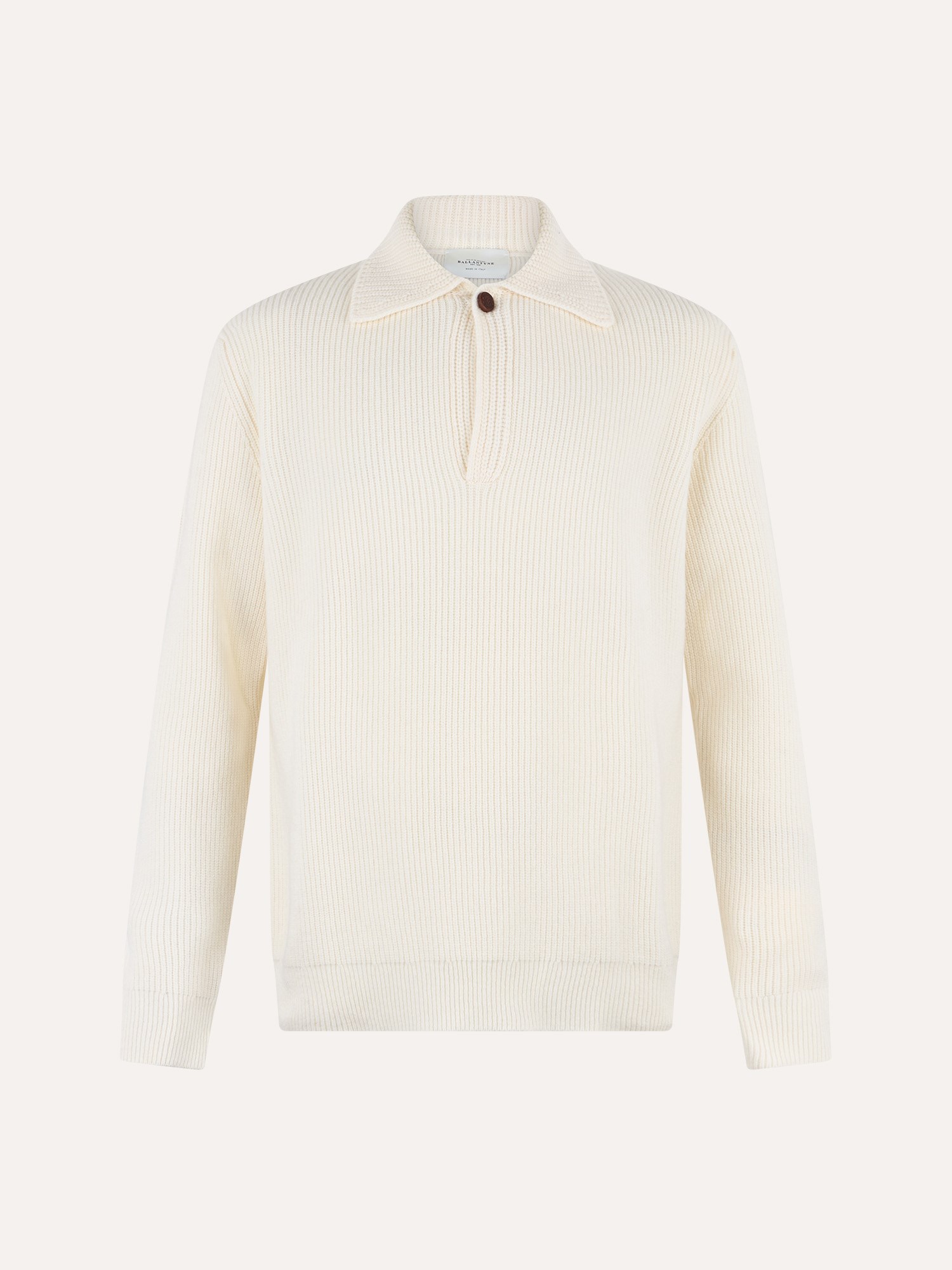 Ballantyne POLO A MANICHE LUNGHE IN 100% LANA - COD. B2W201 7W067 10144